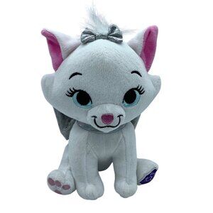 Disney 100 Years Of Wonder Aristocats Marie Plush Stuffed Animal Toy Silver Bow